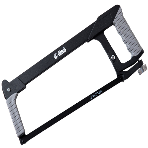 Metal hacksaw frame - ergonomic steel handle - 300 mm blade